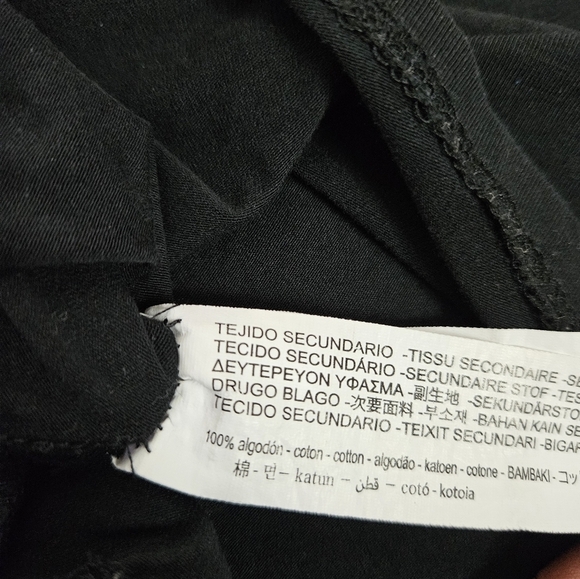 Zara Black Eyelet Ruffle Sleeve Poplin Top Tee-Shirt Size 9 Girl's i82 - Picture 5 of 7